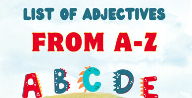 Adjectives That Start With A to Z List