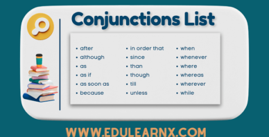 List of conjunctions