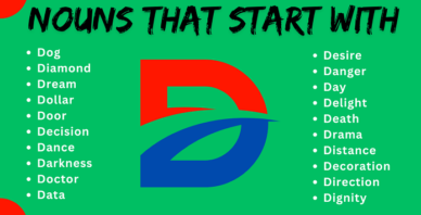 nouns that start with d