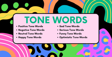 List of tone words