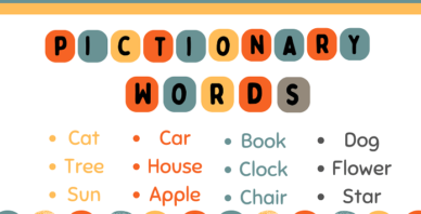 Pictionary words