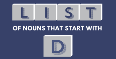 nouns that start with d