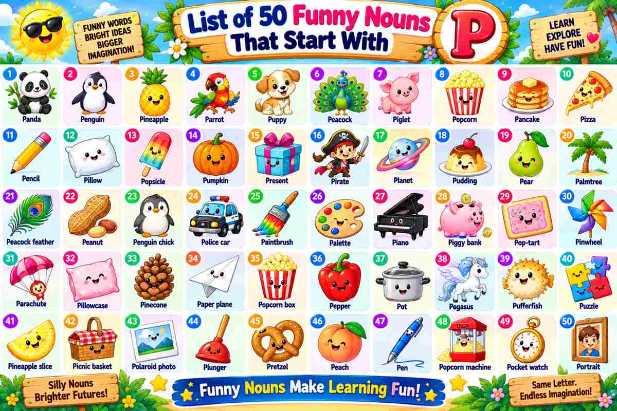 funny p nouns