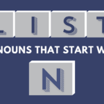 Nouns that start with N