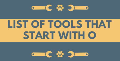 Tools that start with O
