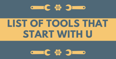 Tools that start with U