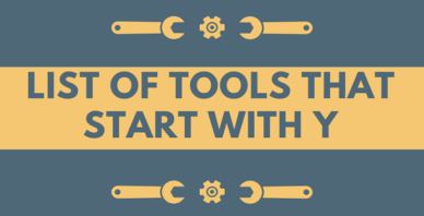 Tools that start with Y