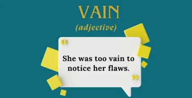 Vain