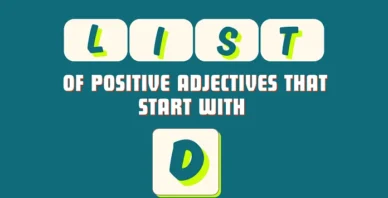 Positive adjectives that start with D