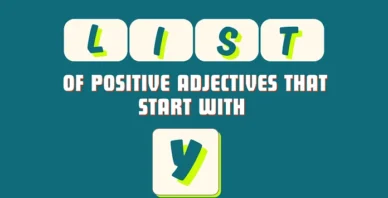 Positive adjectives that start with Y