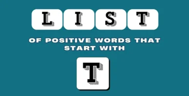 Positive words that start with T