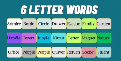 6 letter words