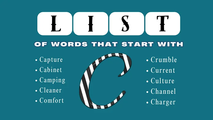 words that start with C