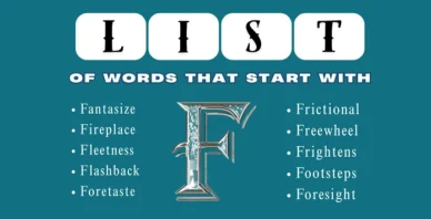 words that start with F