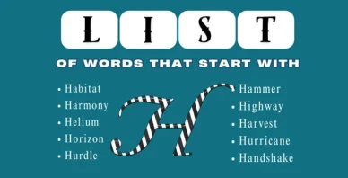words that start with H