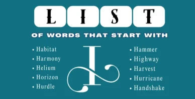 words that start with I