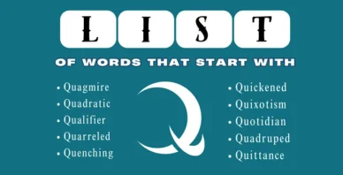 words that start with Q