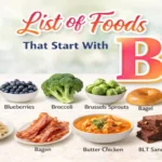 Foods That Start With B
