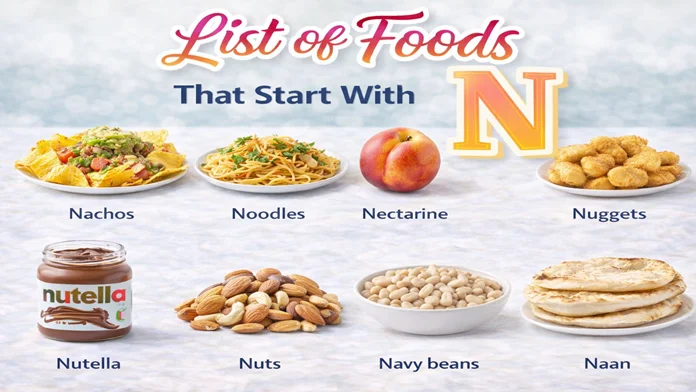 foods that start with n
