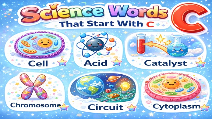 Science Words That Start With C