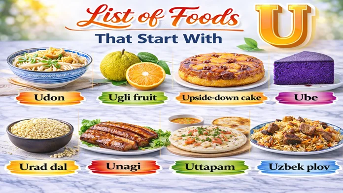 foods that start with U