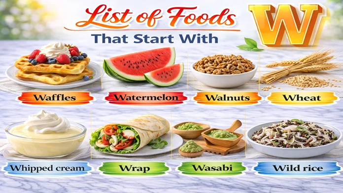foods that start with W