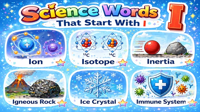 Science Words That Start With I