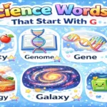 Science Words That Start With g