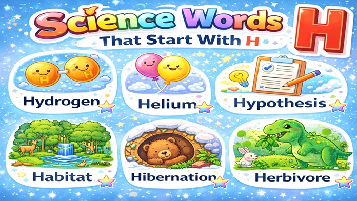 Science Words That Start With h