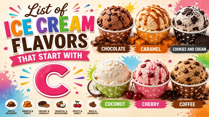 Ice Cream Flavors with C