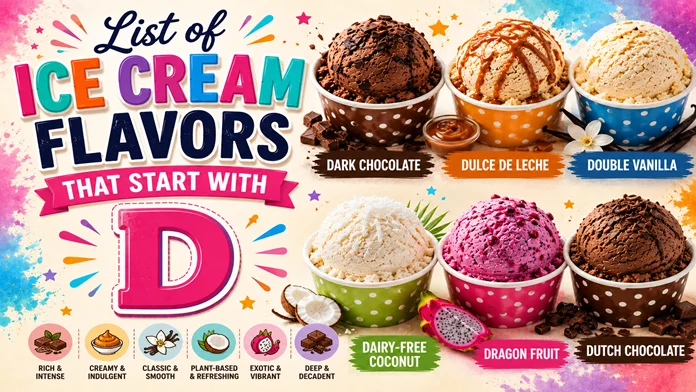 Ice Cream Flavors with D