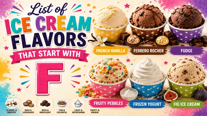 Ice Cream Flavors with F