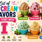 Ice Cream Flavors with I
