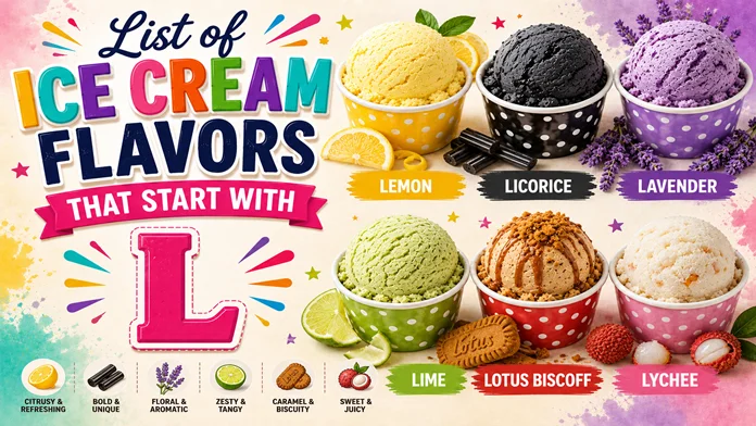 Ice Cream Flavors with L