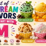 Ice Cream Flavors with M