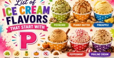 Popular Ice Cream Flavors with O