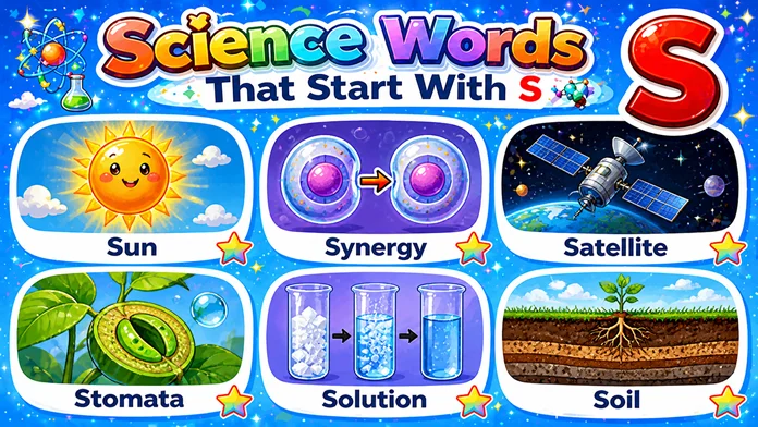 Science Words That Start With S