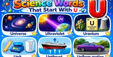 Science Words That Start With U