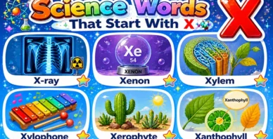 Science Words That Start With X