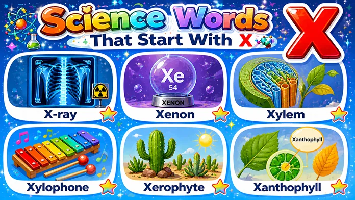 Science Words That Start With X