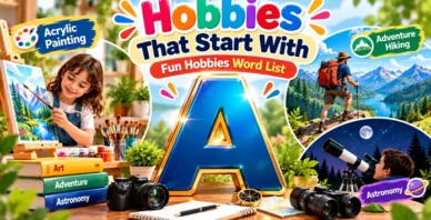 Hobbies That Start With A