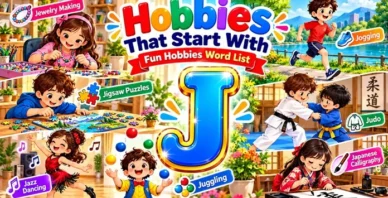 Hobbies that start with J