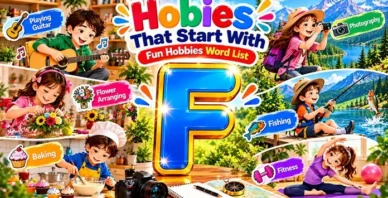 Hobbies that start with f